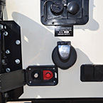 CHARGING PORT
Allows you to charge or maintain your
on-board battery with ease from the exterior
of your Palomino Camper.