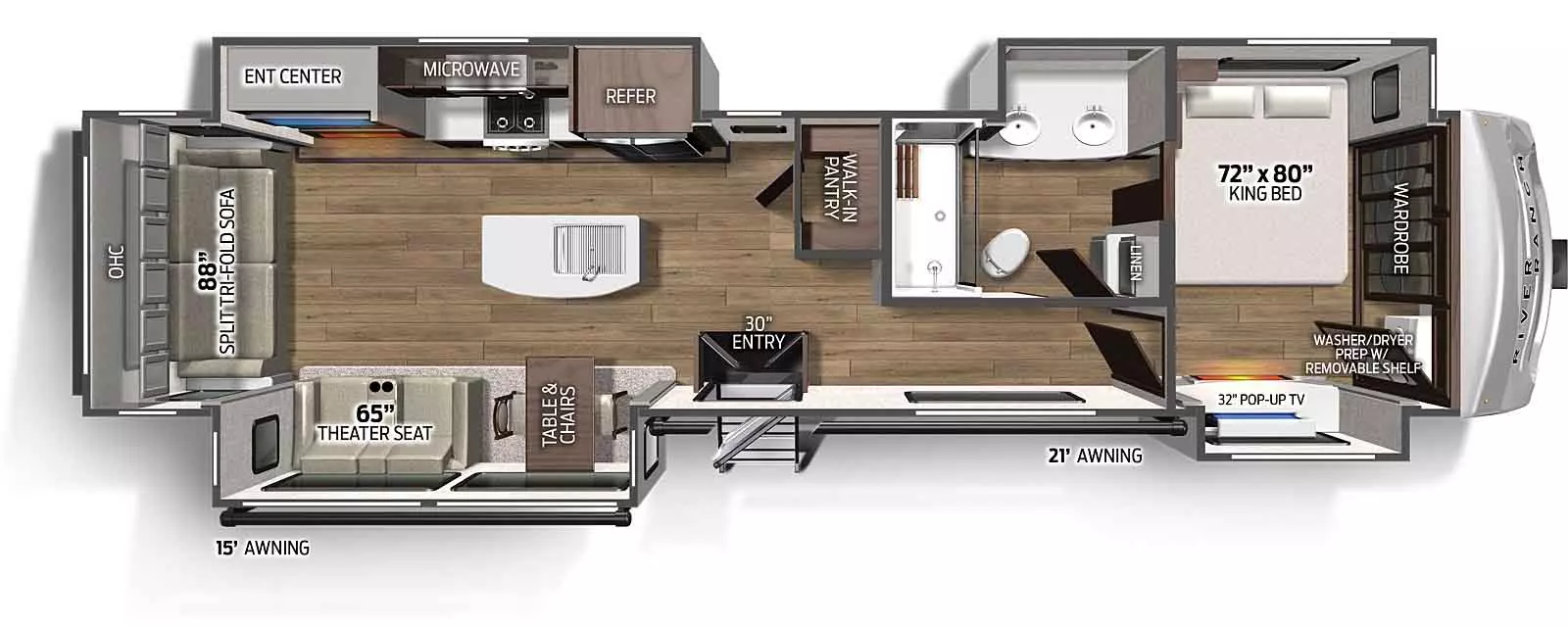 390RL Floorplan Image