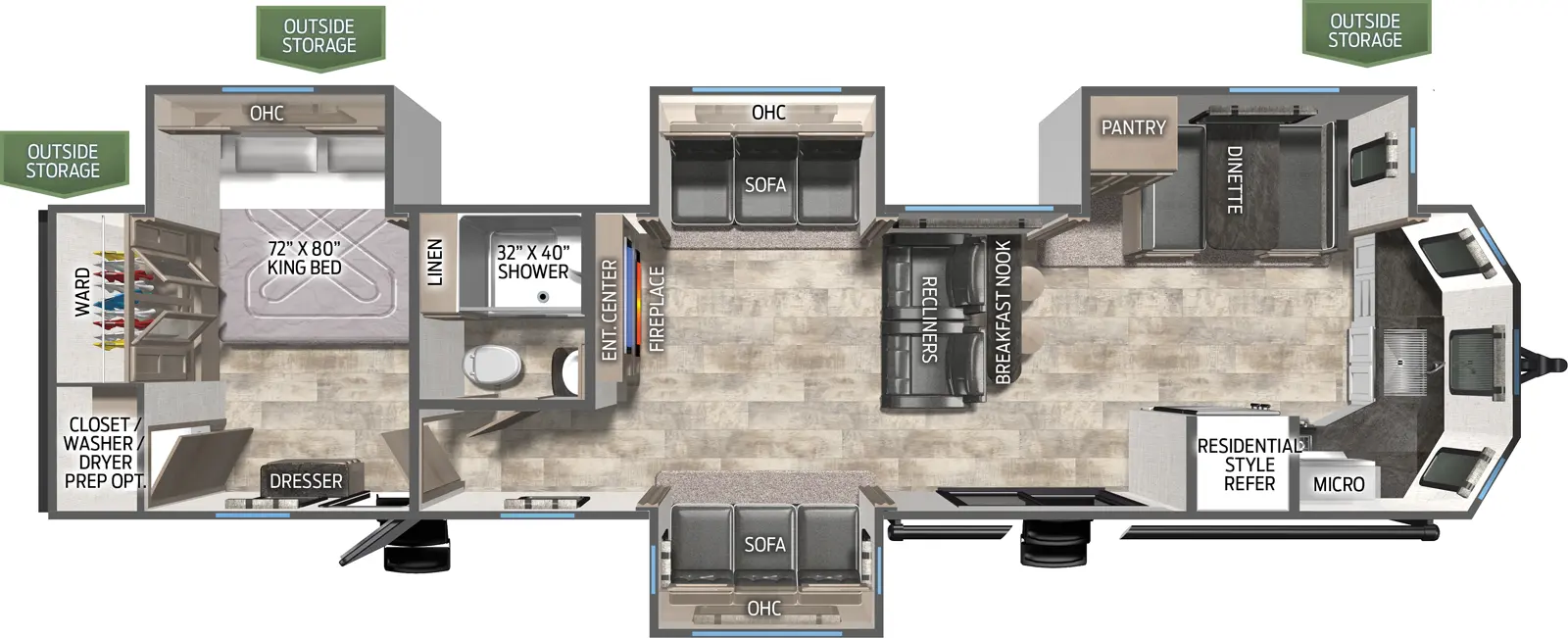 Puma Destination 39FKL Floorplan