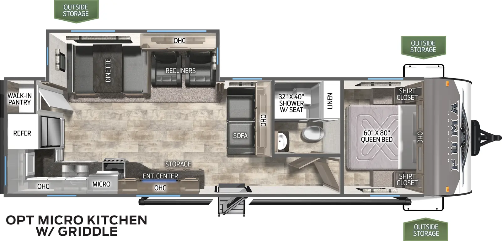 Puma 28RKQS Floorplan