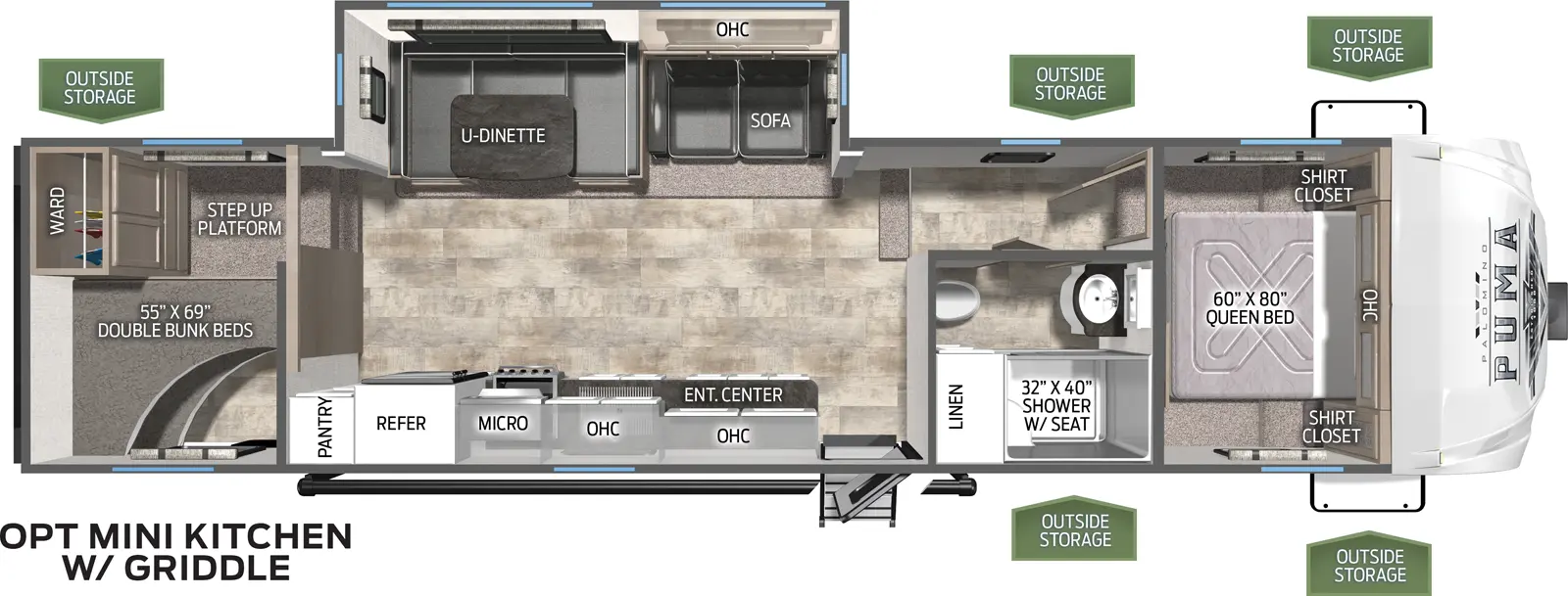 Puma 299BHS Floorplan