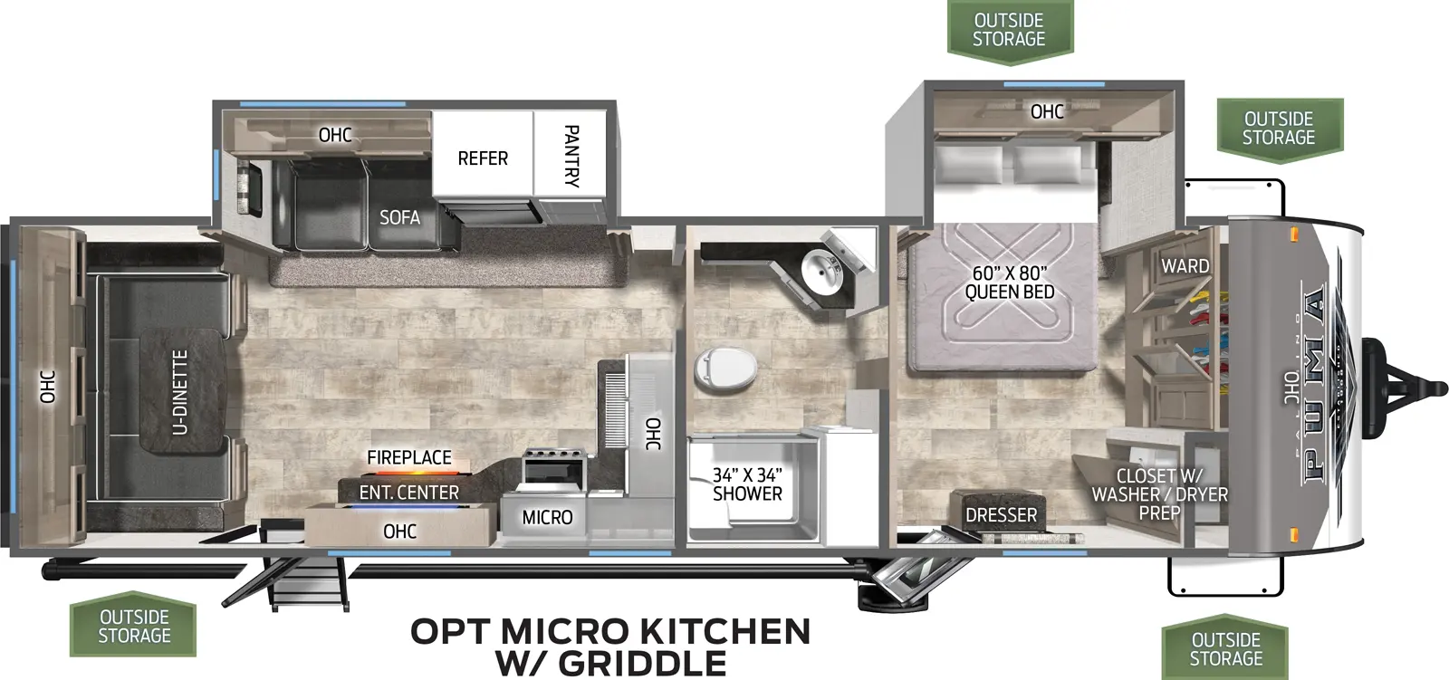 Puma 29RDBS Floorplan