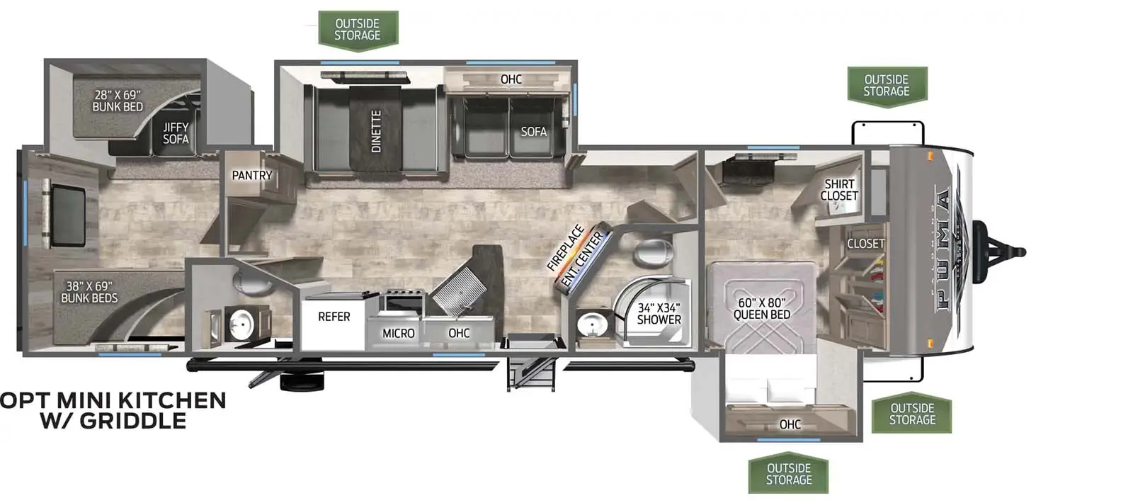 32BHQS Floorplan Image